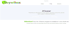 Desktop Screenshot of joyobox.com